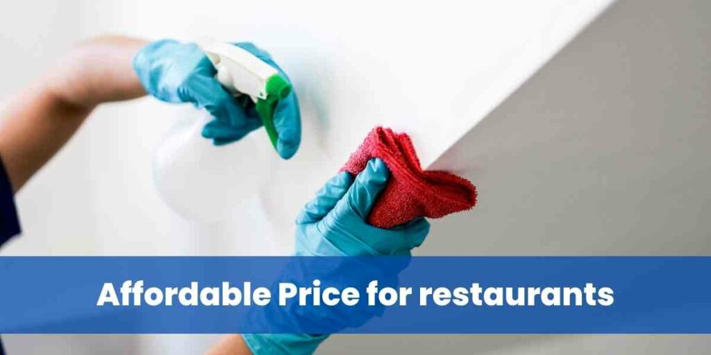 Affordable Price for restaurants